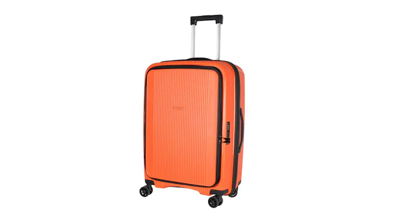 Voyager Montreal Hard Luggage Case 64cm - Orange Voyager Montreal Hard Luggage Case 64cm - Orange