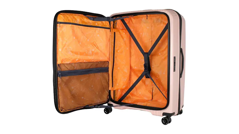 Voyager Montreal Hard Luggage Case 64cm - Pink Voyager Montreal Hard Luggage Case 64cm - Pink