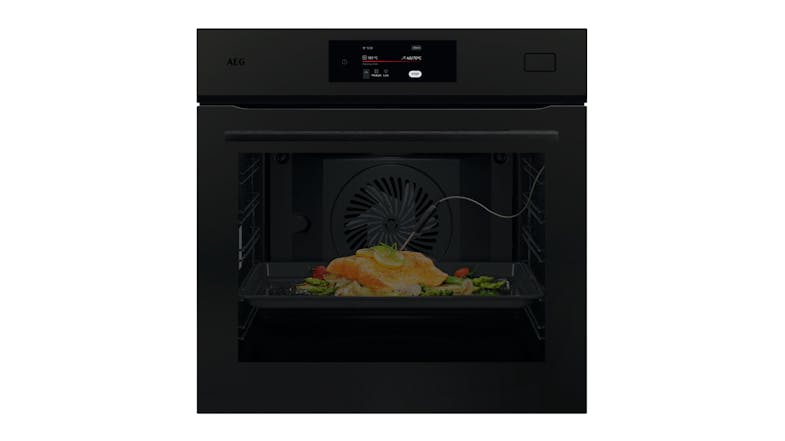 AEG 60cm Smart AI Built-In Steam Oven with 24 Functions - Matte Black (NBB8S731AT) AEG 60cm Smart AI Built-In Steam Oven with 24 Functions - Matte Black (NBB8S731AT)