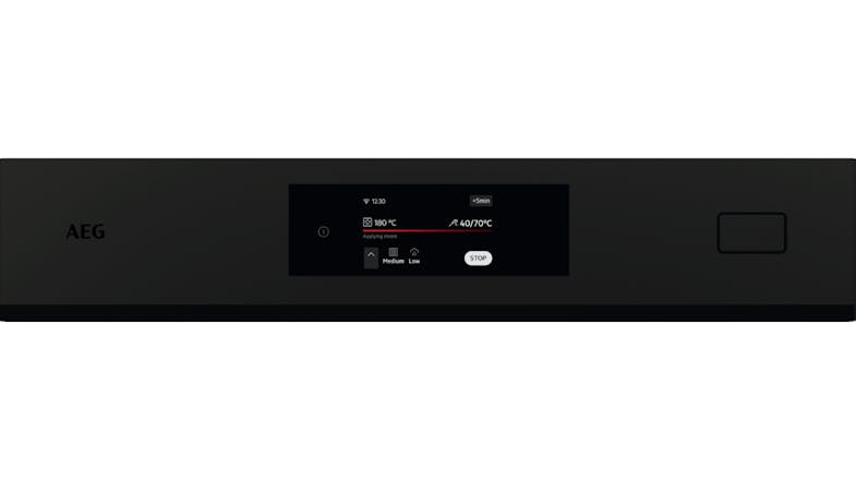 AEG 60cm Smart AI Built-In Steam Oven with 24 Functions - Matte Black (NBB8S731AT) AEG 60cm Smart AI Built-In Steam Oven with 24 Functions - Matte Black (NBB8S731AT)