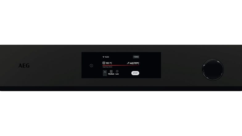 AEG 60cm Smart AI Built-In Steam Oven with 22 Functions - Matte Black (NBR7P731ST) AEG 60cm Smart AI Built-In Steam Oven with 22 Functions - Matte Black (NBR7P731ST)