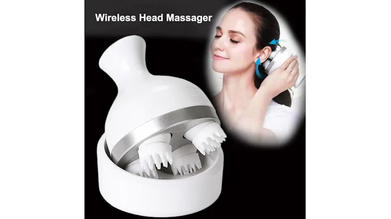HOD Wireless Mini Scalp Massager - White HOD Wireless Mini Scalp Massager - White