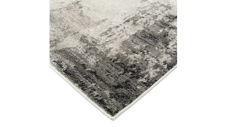 A close up view of the rug's edge A close up view of the rug's edge