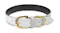 Fluff n' Stuff Deluxe Leather Collar Small - White Fluff n' Stuff Deluxe Leather Collar Small - White