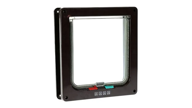 Furtastic Four Way Pet Flap Door - Brown Furtastic Four Way Pet Flap Door - Brown