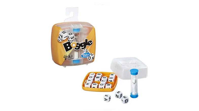 A boxed set of the word game Boggle Refresh A boxed set of the word game Boggle Refresh