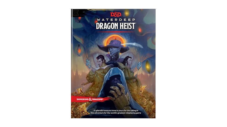 A cover of D&D Waterdeep Dragon Heist A cover of D&D Waterdeep Dragon Heist