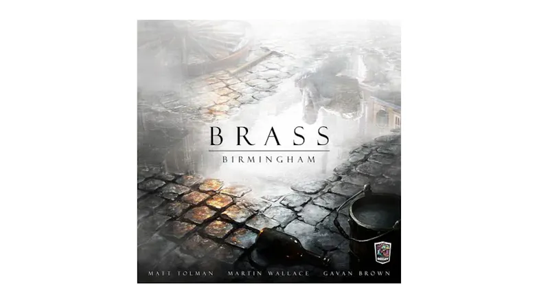 A cover art for Brass: Birmingham Strategy Board Game A cover art for Brass: Birmingham Strategy Board Game