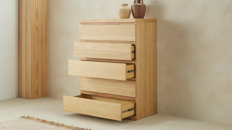 Echo 5 Drawer Tallboy Echo 5 Drawer Tallboy