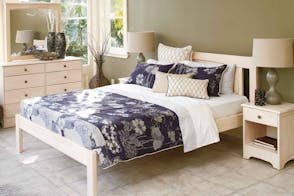 Calais 4 Piece White Wash Bedroom Suite by Coastwood Furniture