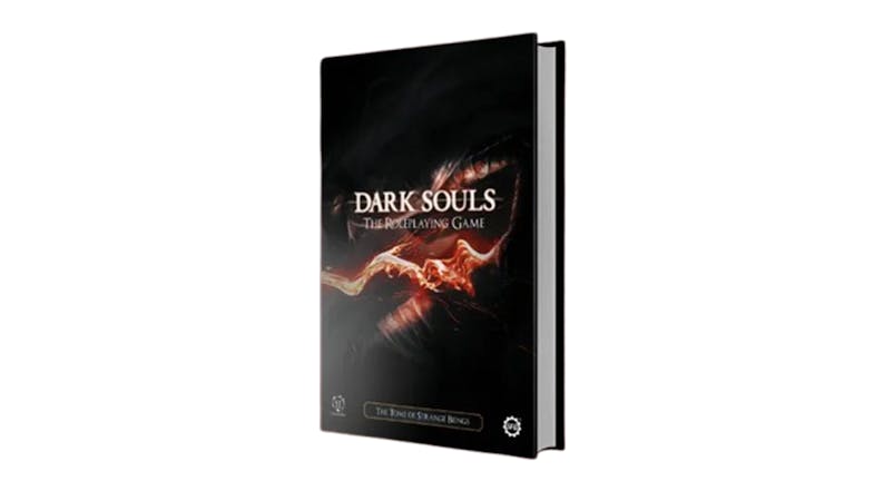 A black cover book for Dark Souls’ The Roleplaying Game: Tome of Strange Beings A black cover book for Dark Souls’ The Roleplaying Game: Tome of Strange Beings