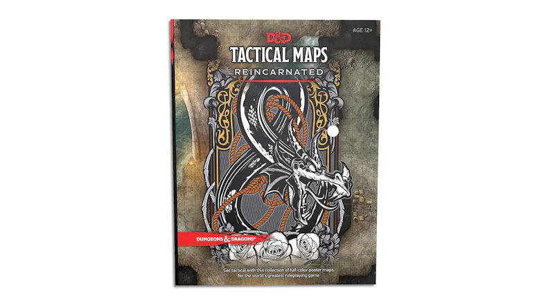 A book map cover for D&D Tactical Maps Reincarnated A book map cover for D&D Tactical Maps Reincarnated