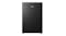 Front view of the black Haier 129L bar fridge Front view of the black Haier 129L bar fridge