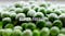 A macro shot of frozen peas highlighting the "Super Freeze" function A macro shot of frozen peas highlighting the "Super Freeze" function