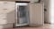 A compact open freezer under a kitchen countertop A compact open freezer under a kitchen countertop