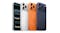 Lineup of iPhone 17 Pro Max 1TB in silver, orange, and blue finishes Lineup of iPhone 17 Pro Max 1TB in silver, orange, and blue finishes