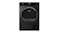 Front view of the black Panasonic 10kg Heat Pump Condenser Dryer Front view of the black Panasonic 10kg Heat Pump Condenser Dryer