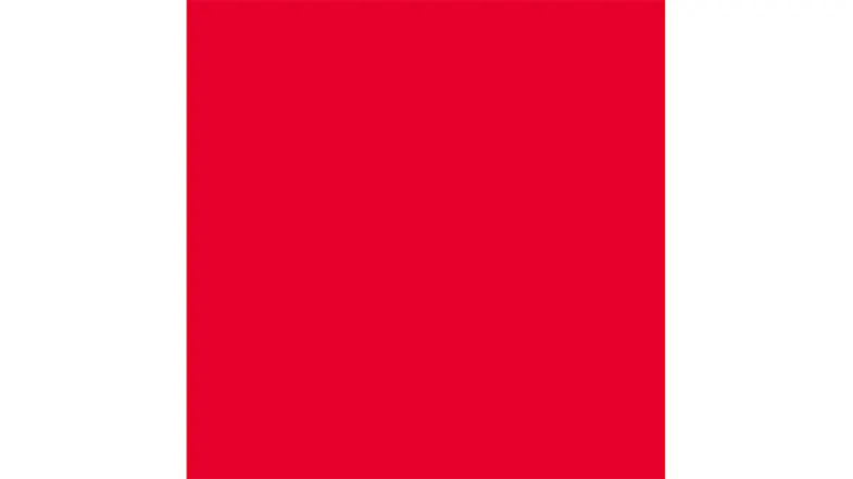 An iron-on 12" x 19" red vinyl sheet An iron-on 12" x 19" red vinyl sheet