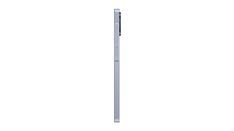 The Galaxy A07 shown from the side, highlighting the power and volume buttons The Galaxy A07 shown from the side, highlighting the power and volume buttons