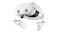 A white Meta Quest 3S 256GB mixed reality headset with two matching controllers A white Meta Quest 3S 256GB mixed reality headset with two matching controllers