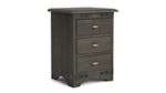 Nordic 3 Drawer Bedside Table, NZ-made bedroom drawers crafted from NZ pine, stylish and durable wooded furniture - Greywash Nordic 3 Drawer Bedside Table, NZ-made bedroom drawers crafted from NZ pine, stylish and durable wooded furniture - Greywash