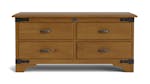 Nordic 4 Drawer Chest, NZ-made bedroom drawers crafted from NZ pine, stylish and durable wooded furniture - Aged Pine Nordic 4 Drawer Chest, NZ-made bedroom drawers crafted from NZ pine, stylish and durable wooded furniture - Aged Pine