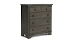 Nordic 5 Drawer Lowboy, NZ-made bedroom drawers crafted from NZ pine, stylish and durable wooded furniture - Greywash Nordic 5 Drawer Lowboy, NZ-made bedroom drawers crafted from NZ pine, stylish and durable wooded furniture - Greywash