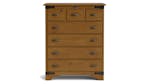 Nordic 7 Drawer Scotch Chest, NZ-made bedroom drawers crafted from NZ pine, stylish and durable wooded furniture – Aged Pine Nordic 7 Drawer Scotch Chest, NZ-made bedroom drawers crafted from NZ pine, stylish and durable wooded furniture – Aged Pine