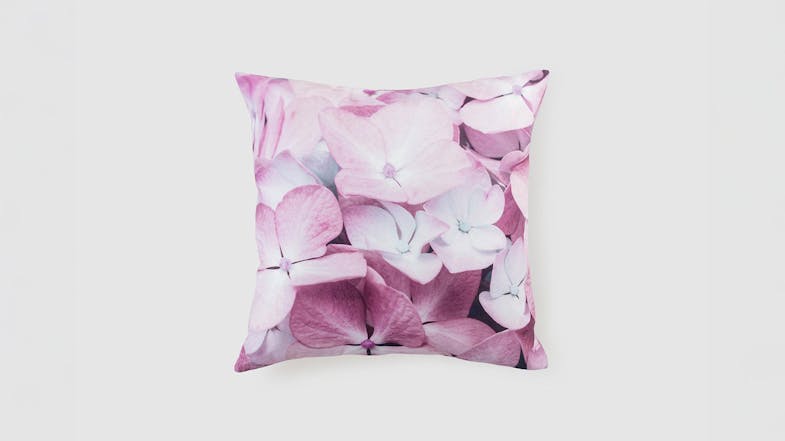 Thea Hydrangea Square Cushion by Savona Thea Hydrangea Square Cushion by Savona