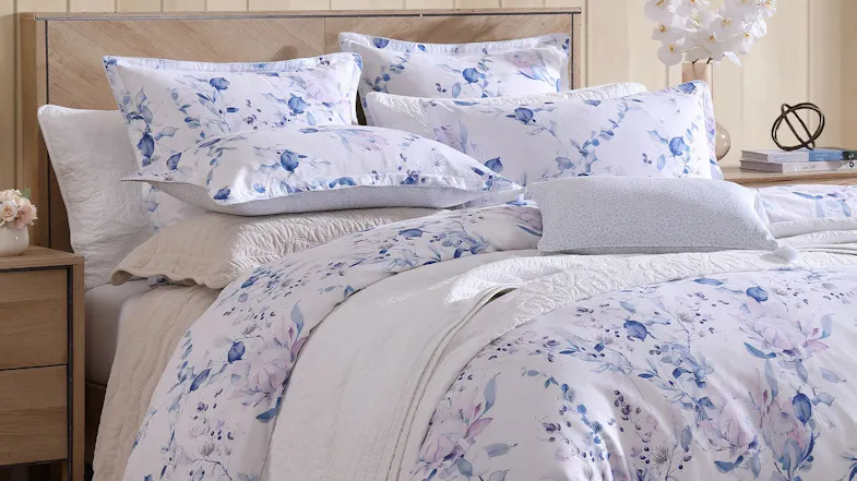 Millicent Chambray Duvet Cover Set by Private Collection Millicent Chambray Duvet Cover Set by Private Collection