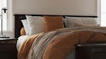 Nordic Panelled Headboard, NZ-made, stylish and durable bedroom furniture crafted from NZ pine - Dark Oak Nordic Panelled Headboard, NZ-made, stylish and durable bedroom furniture crafted from NZ pine - Dark Oak