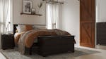 Nordic Panelled Bed Frame, NZ-made, stylish and durable bedroom furniture crafted from NZ pine - Dark Oak Nordic Panelled Bed Frame, NZ-made, stylish and durable bedroom furniture crafted from NZ pine - Dark Oak