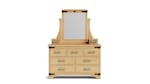 Nordic 9 Drawer Dresser and Mirror, NZ-made, stylish and durable bedroom furniture crafted from NZ pine - Lt Oak Nordic 9 Drawer Dresser and Mirror, NZ-made, stylish and durable bedroom furniture crafted from NZ pine - Lt Oak