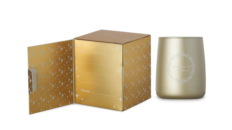 Moss St. 80g Scented Soy Candle - Golden Cedar & Coconut Moss St. 80g Scented Soy Candle - Golden Cedar & Coconut