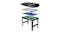A 4-in-1 foosball table with its measurements A 4-in-1 foosball table with its measurements