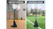A comparison of the basketball hoop in an indoor and outdoor setup A comparison of the basketball hoop in an indoor and outdoor setup