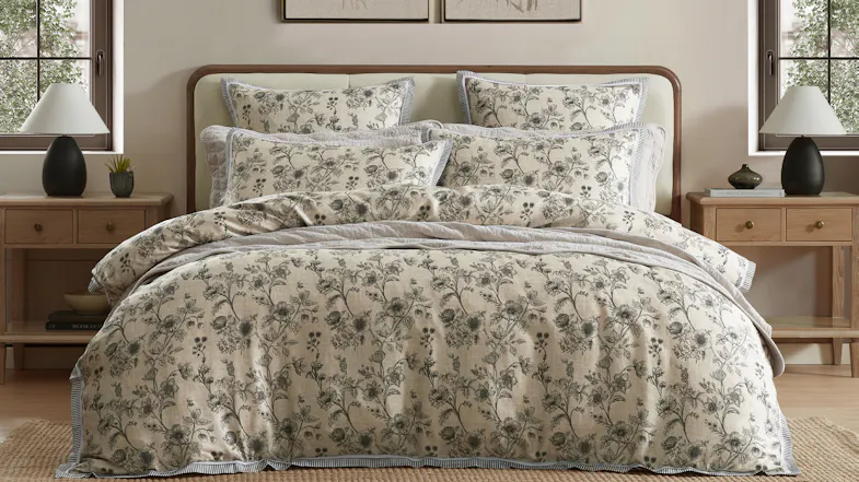 Perpetua Natural European Pillowcase by Private Collection Perpetua Natural European Pillowcase by Private Collection