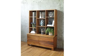 Riverwood 4 Drawer Chest and Bookcase
