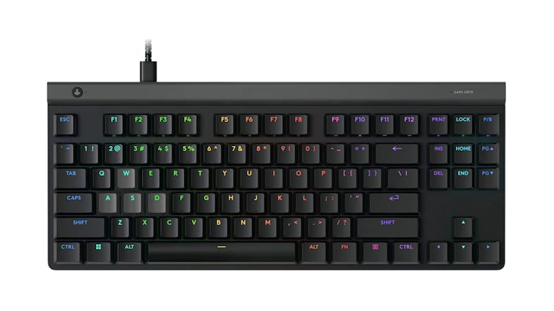 A black Logitech G515 Rapid TKL Analog Gaming Wired Keyboard A black Logitech G515 Rapid TKL Analog Gaming Wired Keyboard