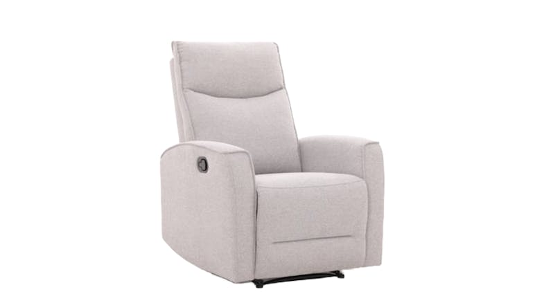 Light grey fabric recliner chair Light grey fabric recliner chair