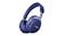 An angled left side view of the violet Bose wireless over-ear headphone An angled left side view of the violet Bose wireless over-ear headphone