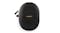 Front view of the black oval Bose headphone carrying case Front view of the black oval Bose headphone carrying case