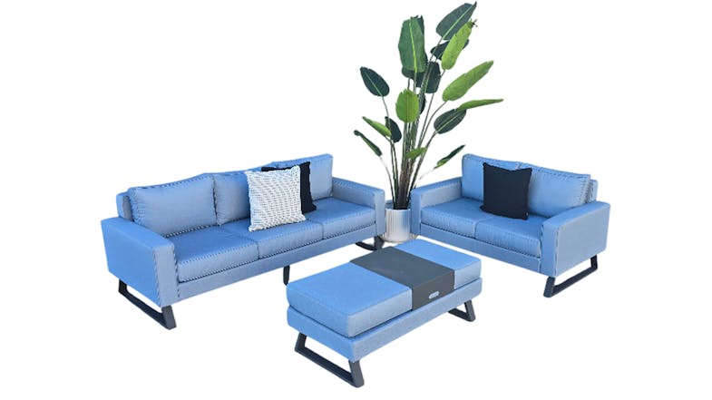 Minnesota 3 Piece Outdoor Lounge Suite Minnesota 3 Piece Outdoor Lounge Suite