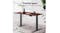 A height-adjustable desk with text highlighting "Practical space, ample working area to ensure optimal productivity" A height-adjustable desk with text highlighting "Practical space, ample working area to ensure optimal productivity"
