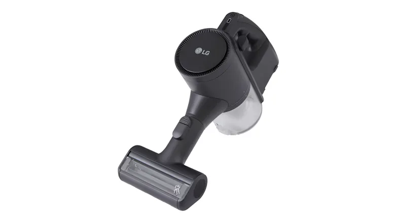 The LG CordZero A9L Tower Vacuum Cleaner in a handheld mode The LG CordZero A9L Tower Vacuum Cleaner in a handheld mode