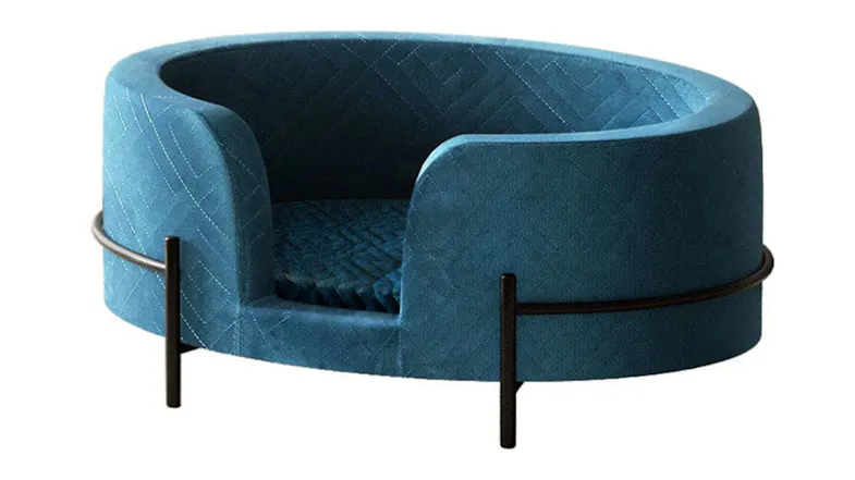 A left angle of the pet couch A left angle of the pet couch