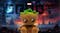 Baby Groot plush speaker set against a cosmic landscape background Baby Groot plush speaker set against a cosmic landscape background