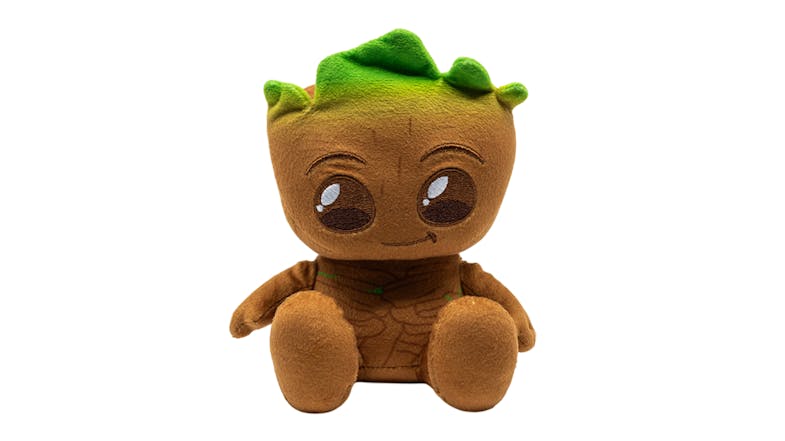 Front view of the Bitty Plush Speaker with Groot design Front view of the Bitty Plush Speaker with Groot design