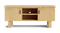 Front-facing image of the TV cabinet featuring a light oak finish Front-facing image of the TV cabinet featuring a light oak finish