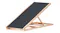 A left-angled shot of a foldable pet ramp A left-angled shot of a foldable pet ramp